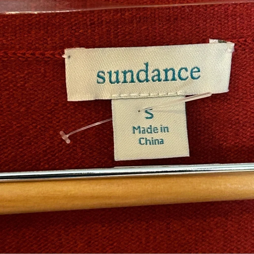 NWT Sundance Tillie Cashmere Long Sleeve Sweater Dress Small Red - Picture 10 of 12